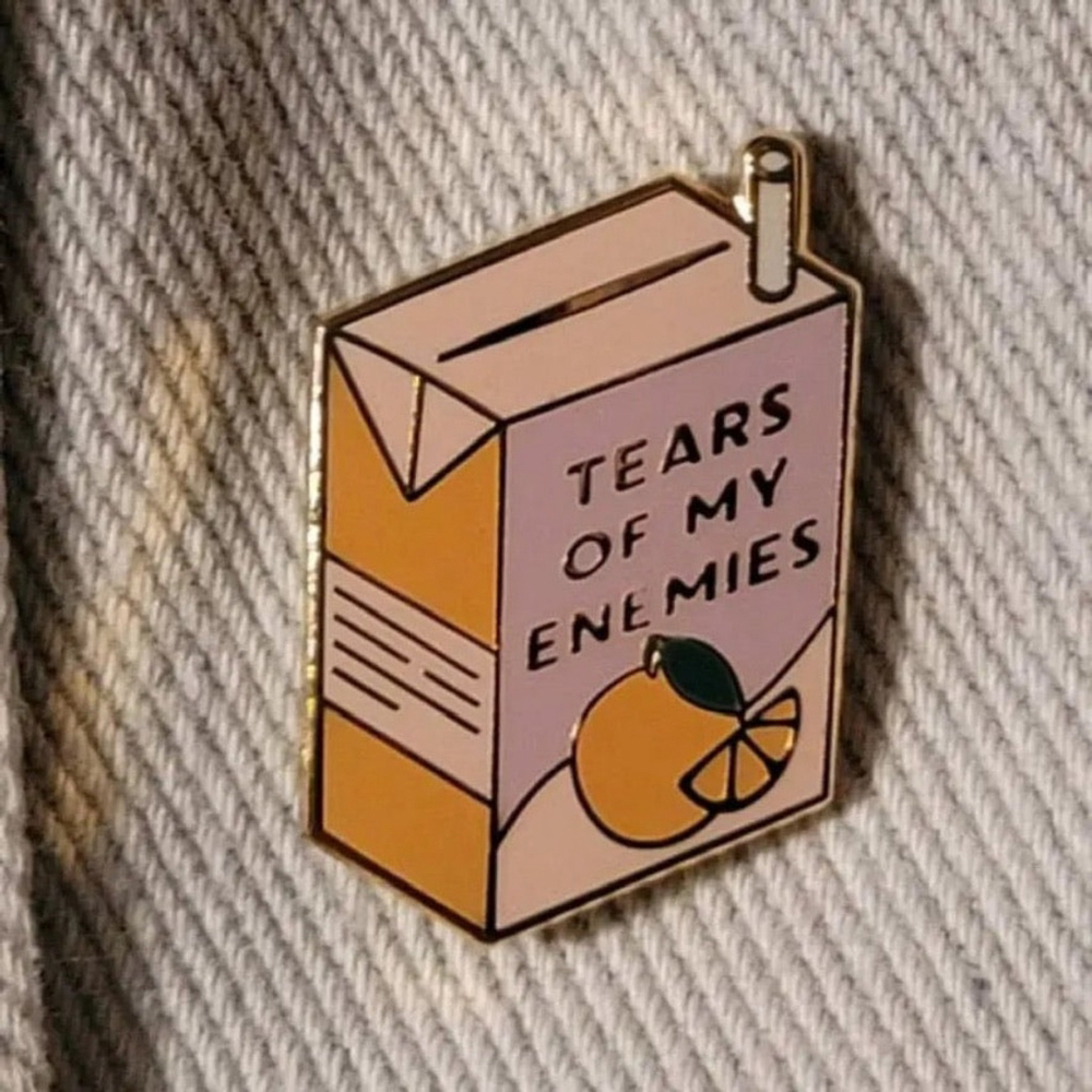 Tears of my Enemies Enamel Pin
